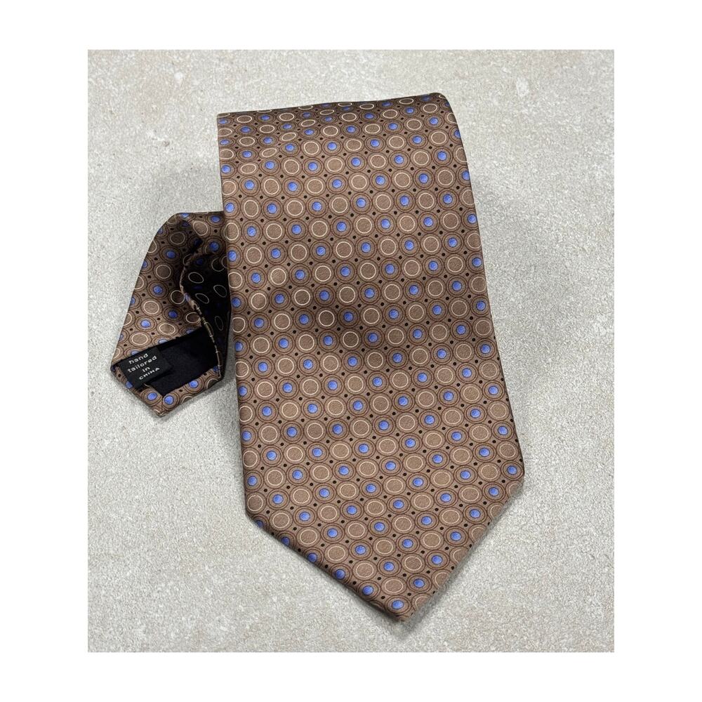 Murano Silk Men's Necktie - Geometric Pattern